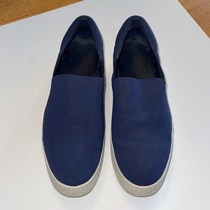 Vince Warren Navy Blue Slip on platform sneakers​​​